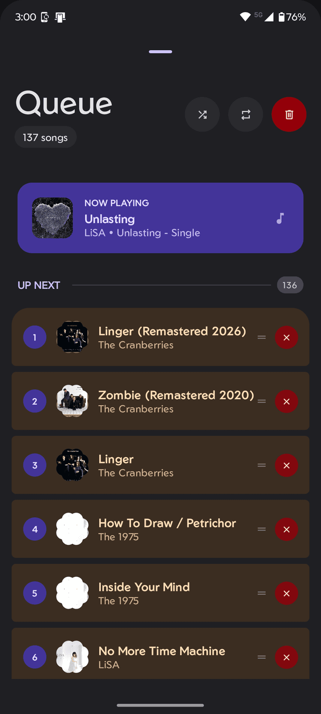 Interactive Play Queue