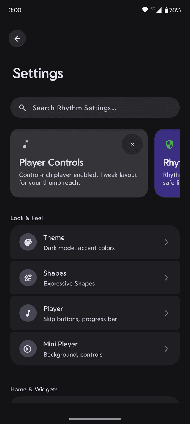 Extensive Customization